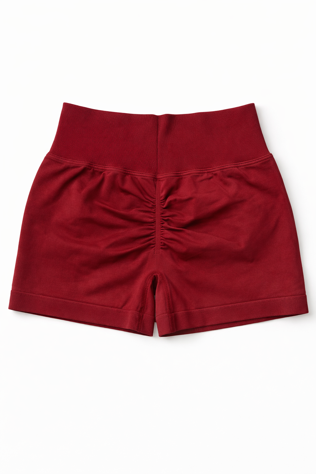 FitBlitz Scrunch Seamless Training Shorts – Wine