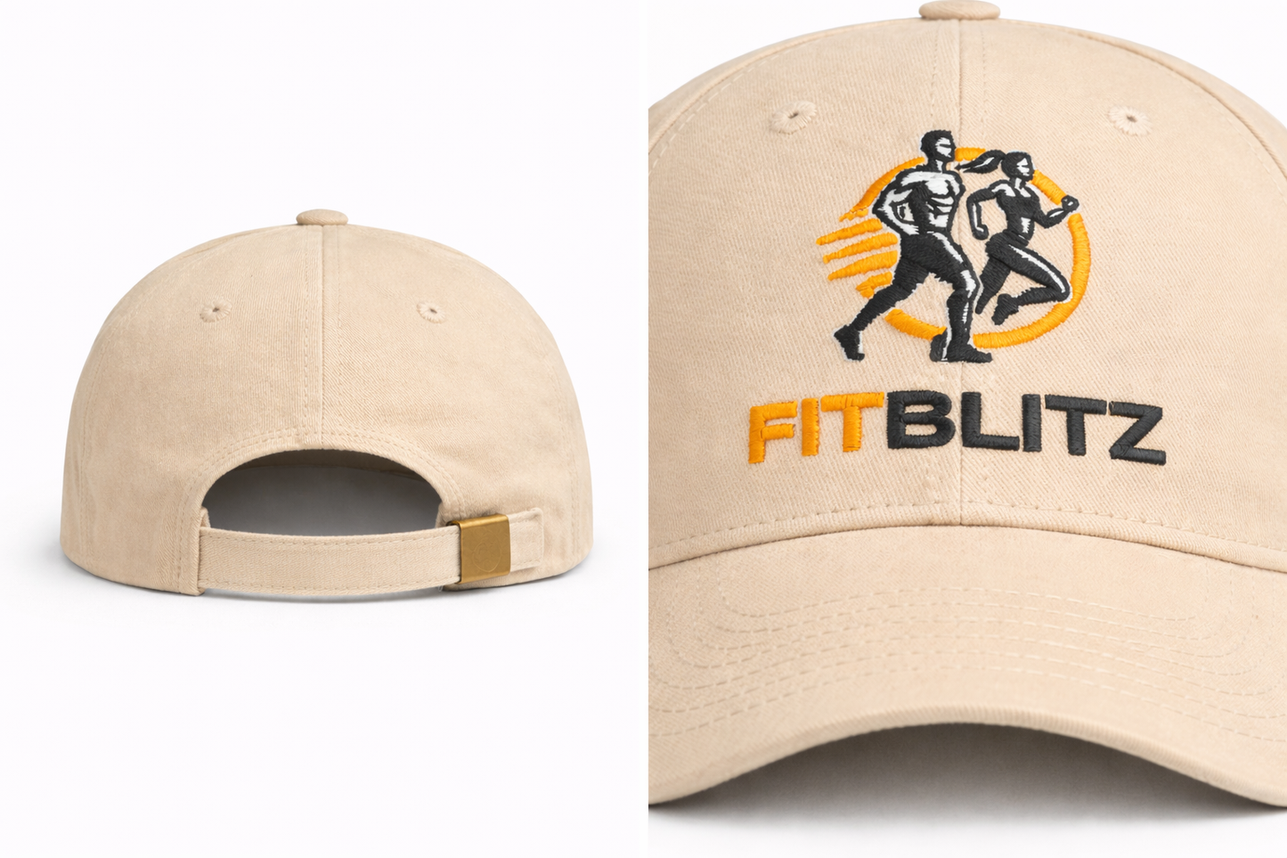 FitBlitz Cap – Beige Edition
